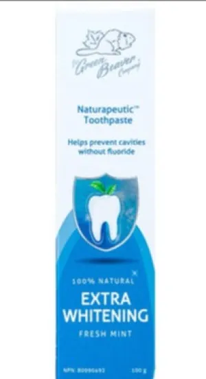 Extra Whitening Toothpaste Fresh Mint by Green Beaver, 100g