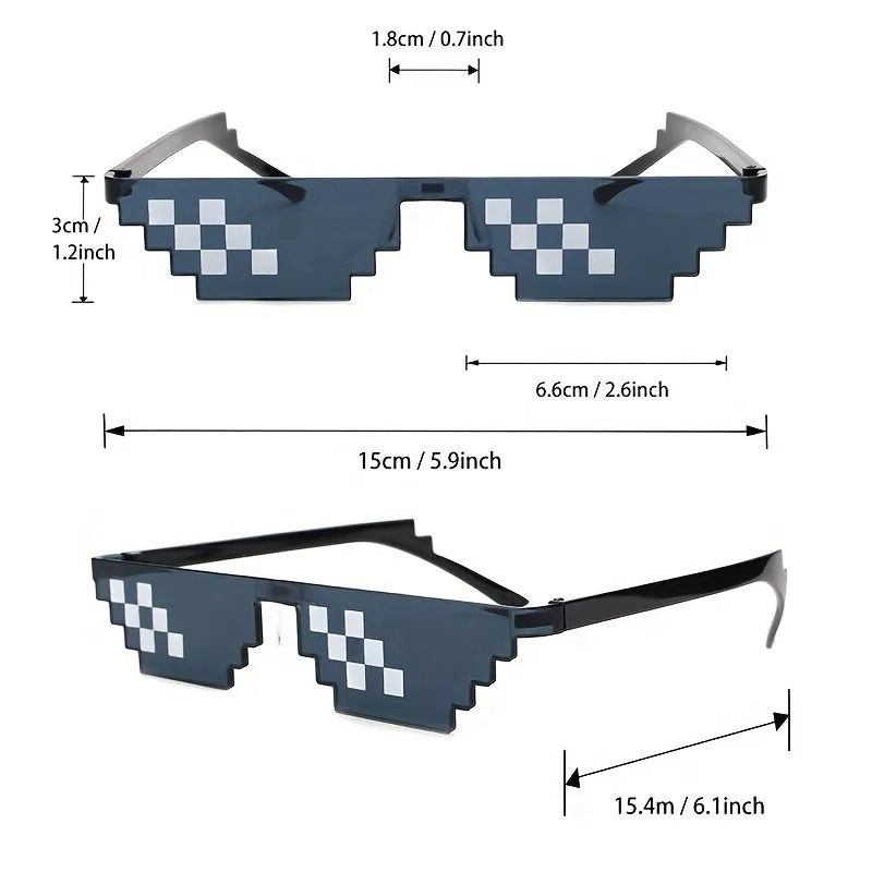 EyeCatching Mosaic Sunglasses Perfect Gift for Fashion Enthusiasts