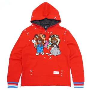 F5738 Love Kills Hoodie - Red