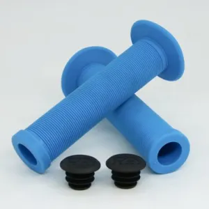 Fa Shroom Xl Grips Br Blue 142Mm W/End Plugs Shroom Xl Free Agent Gripstape