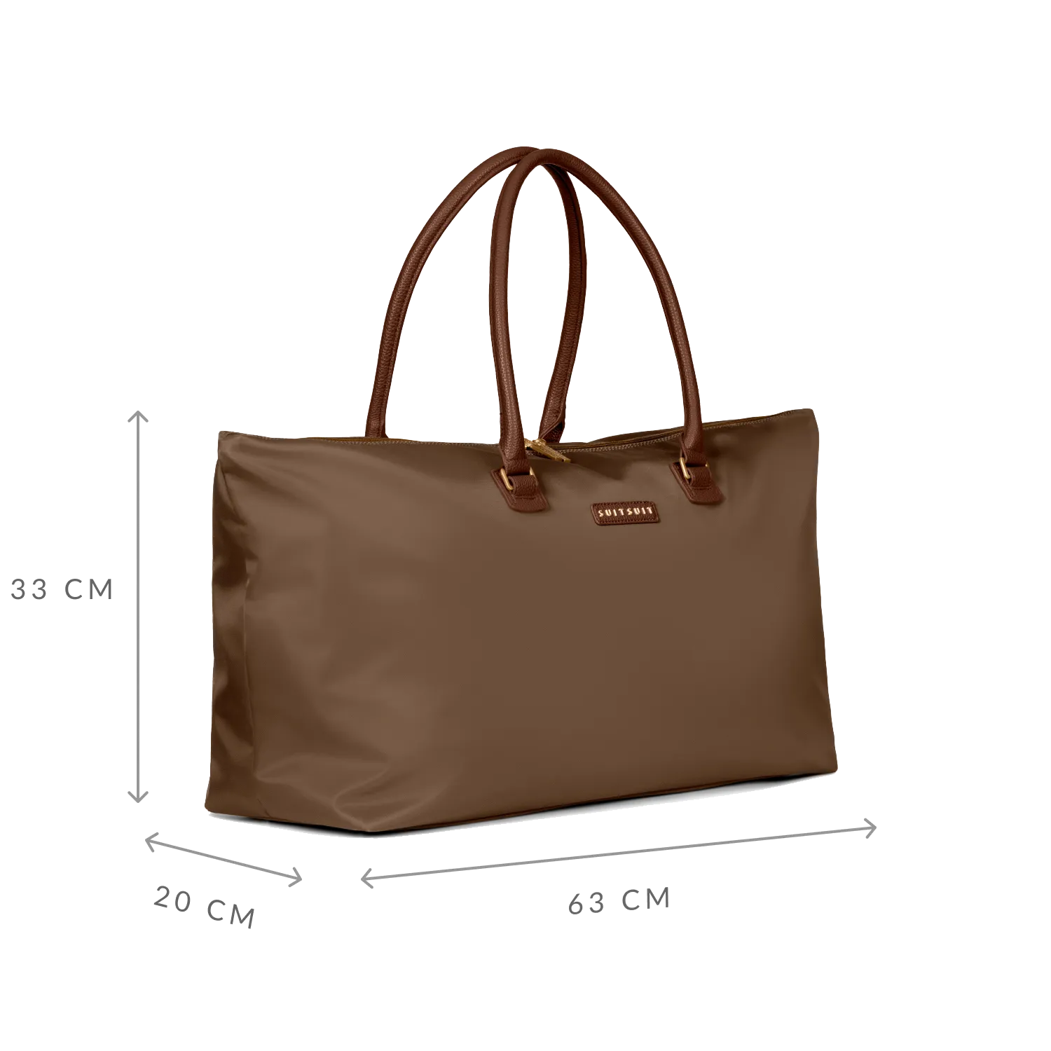 Fab Seventies - Cocoa Brown - Travel Tote