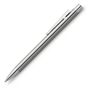 Faber-Castell Design Neo Slim Ballpoint Pen in Stainless Steel Polished