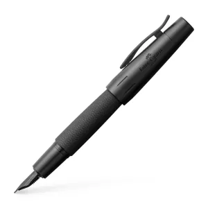 Faber-Castell E-Motion Fountain Pen in Pure Black