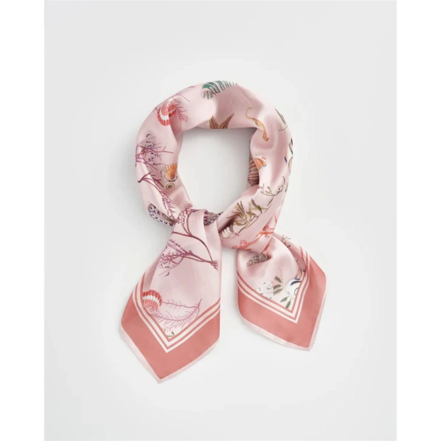 Fable England 70cm Lotus Pink Whispering Sands Square Scarf