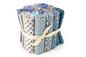 Fabric, Creating Memories SUMMER & OCEAN BLUES by Tilda - Fat EIGHTH Bundle