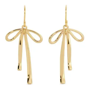 Fabulously Perfect Flowy Bow Earrings