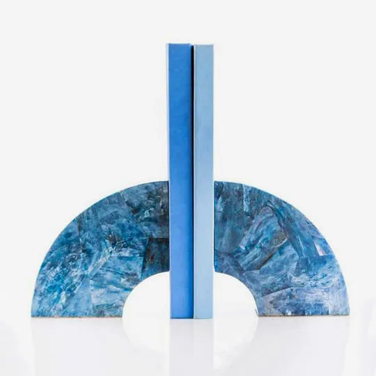 Facet Brasilia Bookends - Azure