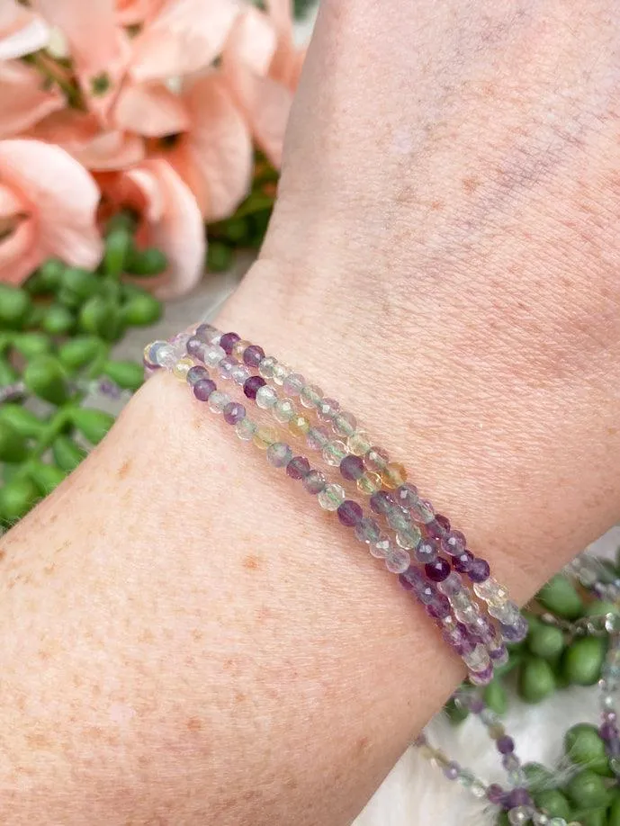 Faceted Fluorite Bracelet