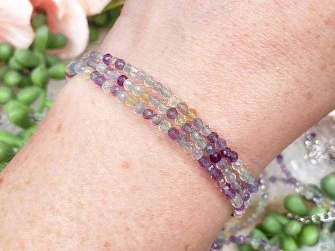 Faceted Fluorite Bracelet