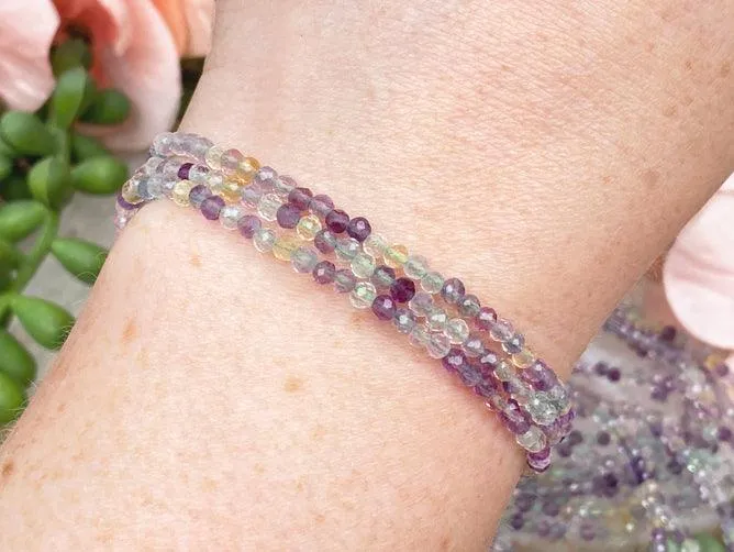 Faceted Fluorite Bracelet