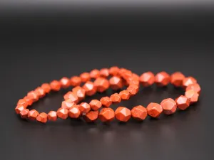 Faceted red jasper