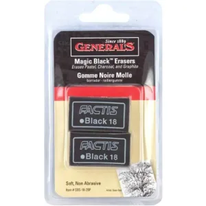 Factis Magic Black Eraser 2 Pack