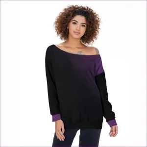 Fade Oversized Womens Off-Shoulder Sweatshirt