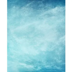 Faded Sky Mottled Printed Backdrop