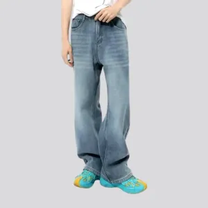 Faded wash stylish men's jeans