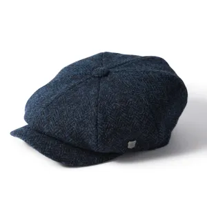 Failsworth Carloway Baker Boy Harris Tweed - Navy