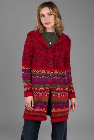 Fair Isle Nordic Long Cardigan