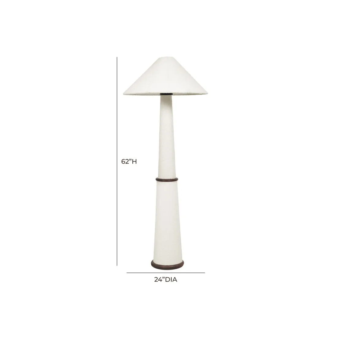 Faith Boucle Floor Lamp