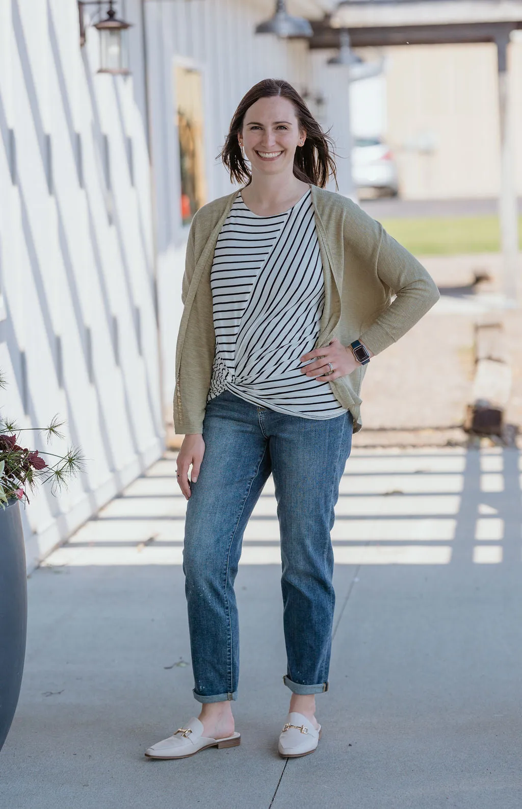 FAITH CURVY AND REGULAR STRIPED TANK TOP 2 COLOR OPTIONS