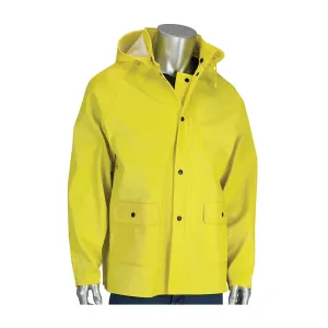 Falcon 201-650J/3X Ribbed PVC Jacket with Hood - 0.65 mm