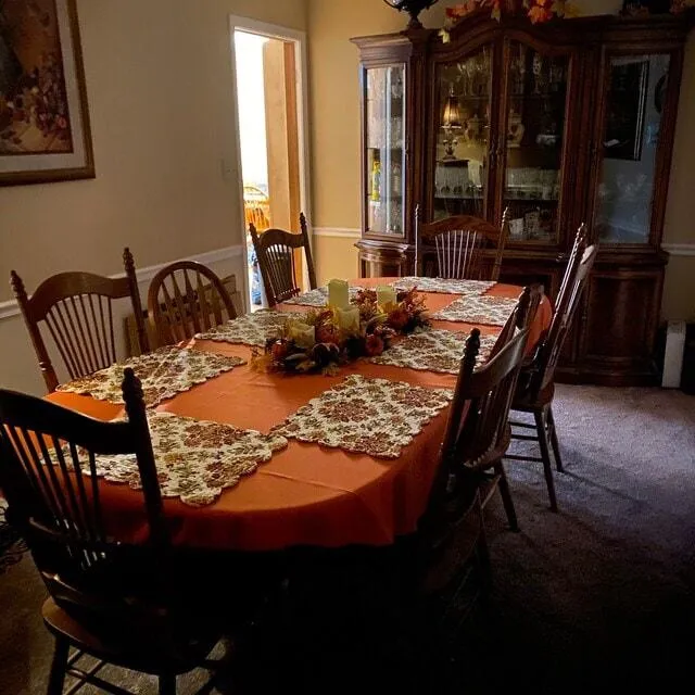 Fall Tablecloth, Fall Napkins