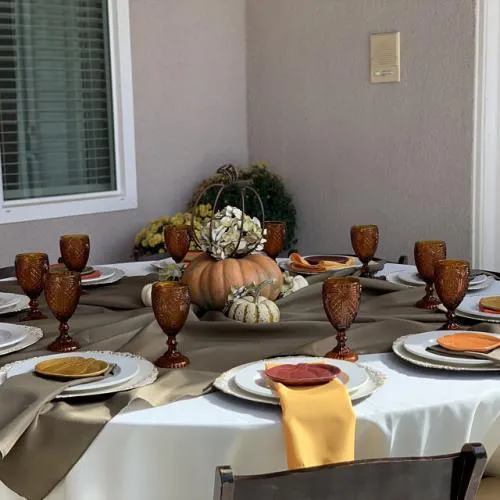 Fall Tablecloth, Fall Napkins