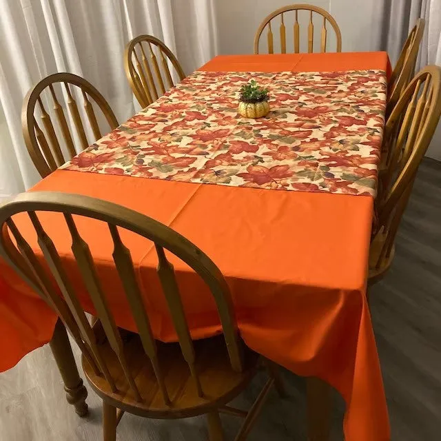 Fall Tablecloth, Fall Napkins