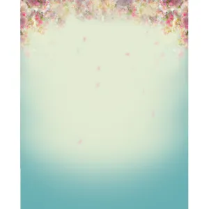 Falling Petals Printed Backdrop