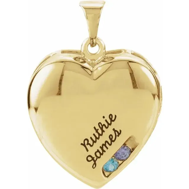 Family Heart Pendant