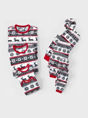 Family Matching Nordic Reindeer Pajama Set