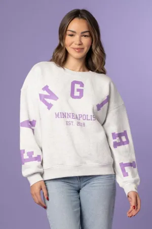 Fan Girl Oversized Graphic Crew