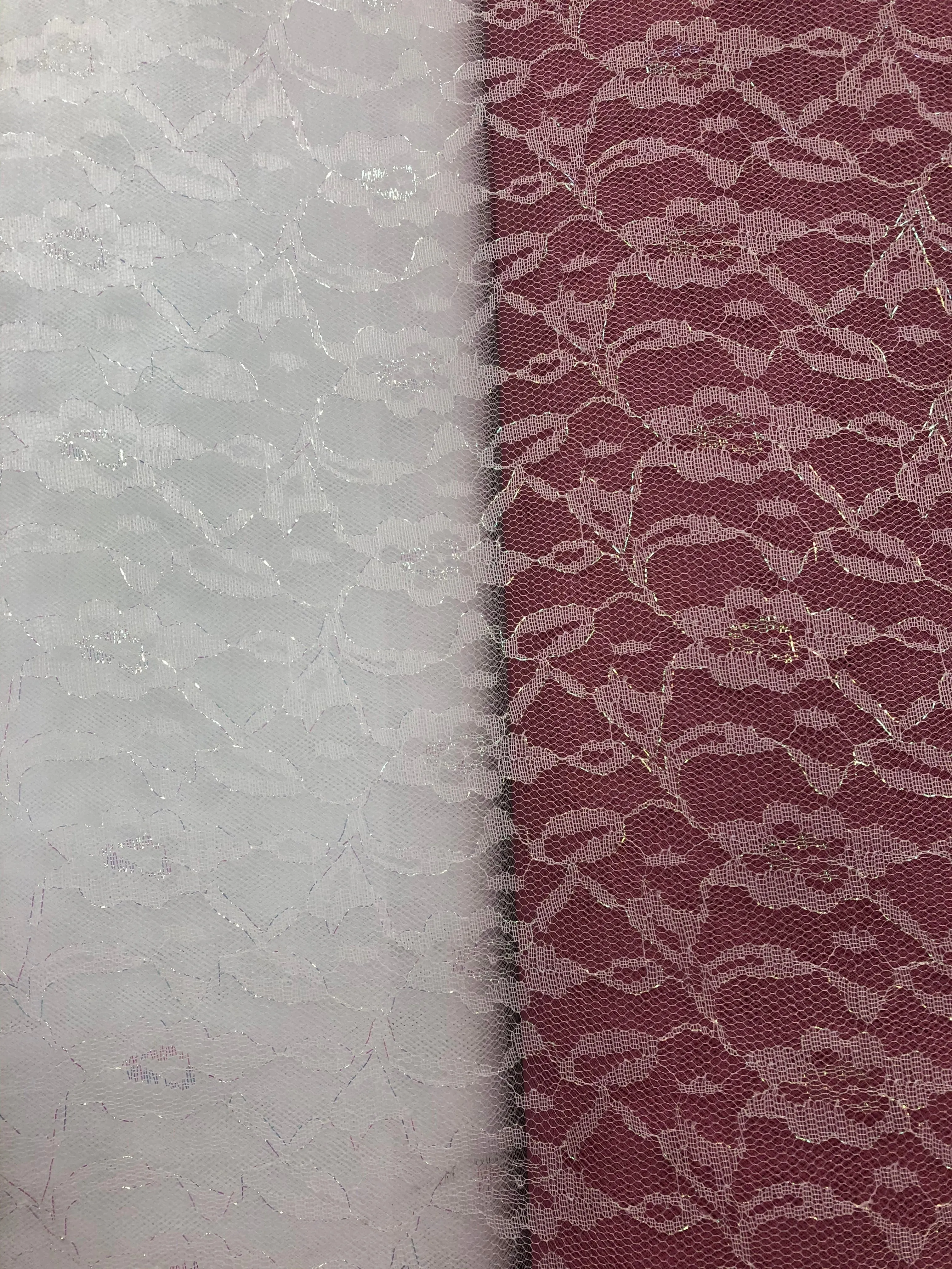 Fancy Lace - 60-inches Wide Iridescent White