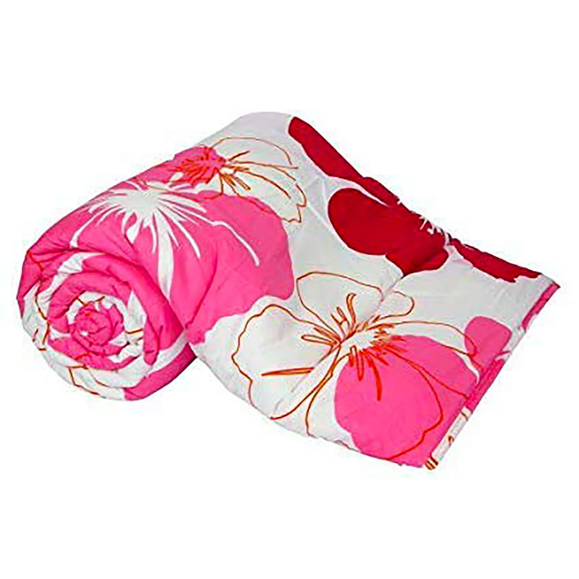 Fancy Walas Presents Micro Cotton Reversible Dohar/AC Blanket Quilt for All Weather Light Weight (Single Bed, Pink)