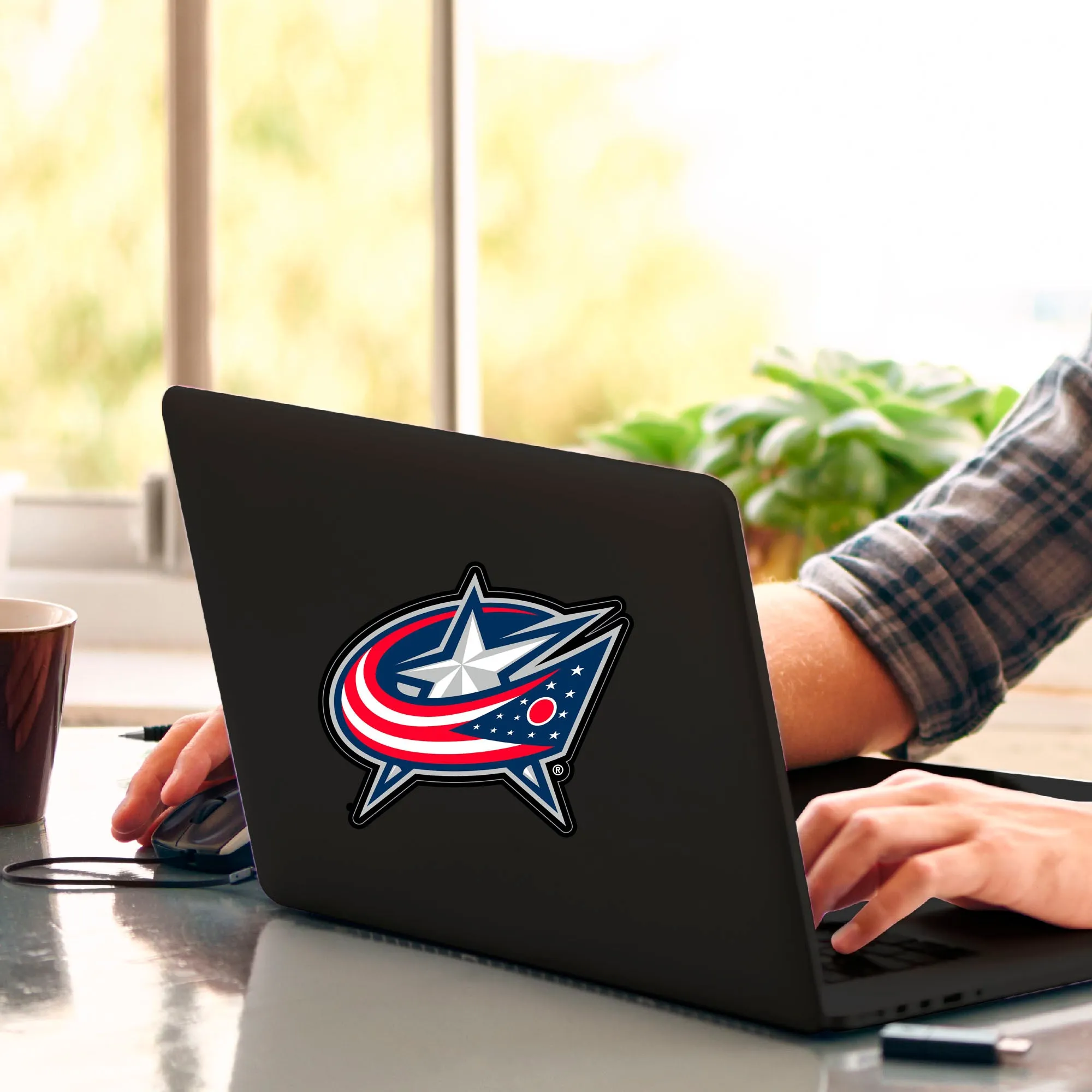 Fanmats Columbus Blue Jackets Matte Decal Sticker