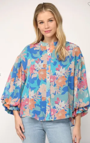 Farah Floral Top