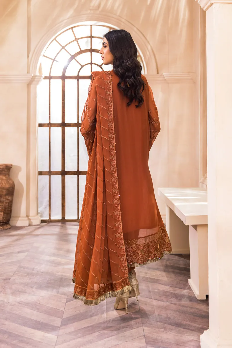 Farasha Unstitched 3 Piece  Chiffon Vol-01 Collection'2022-07-Harmony