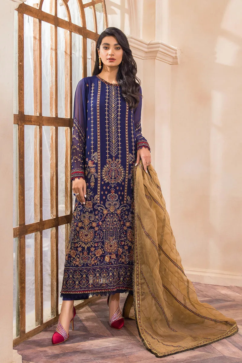 Farasha Unstitched 3 Piece  Chiffon Vol-01 Collection'2022-09-Gypsy