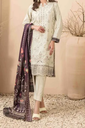 Farideh By Tawakkal Unstitched 3 Piece Emb Digital Print Lawn Collection'2024-D-2597