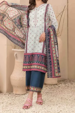 Farideh By Tawakkal Unstitched 3 Piece Emb Digital Print Lawn Collection'2024-D-2599