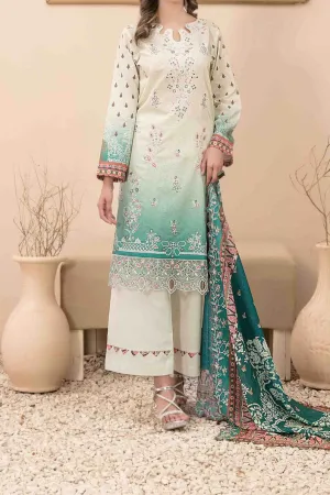 Farideh By Tawakkal Unstitched 3 Piece Emb Digital Print Lawn Collection'2024-D-2601