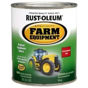 Farm Equipment Enamel Paint, International Red, 1-Qt.