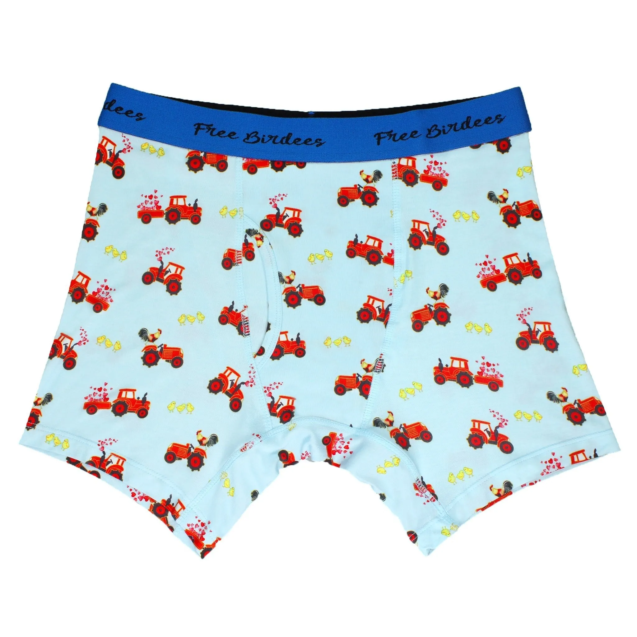 Farm Friends With Red Tractors Men's Boxer Briefs