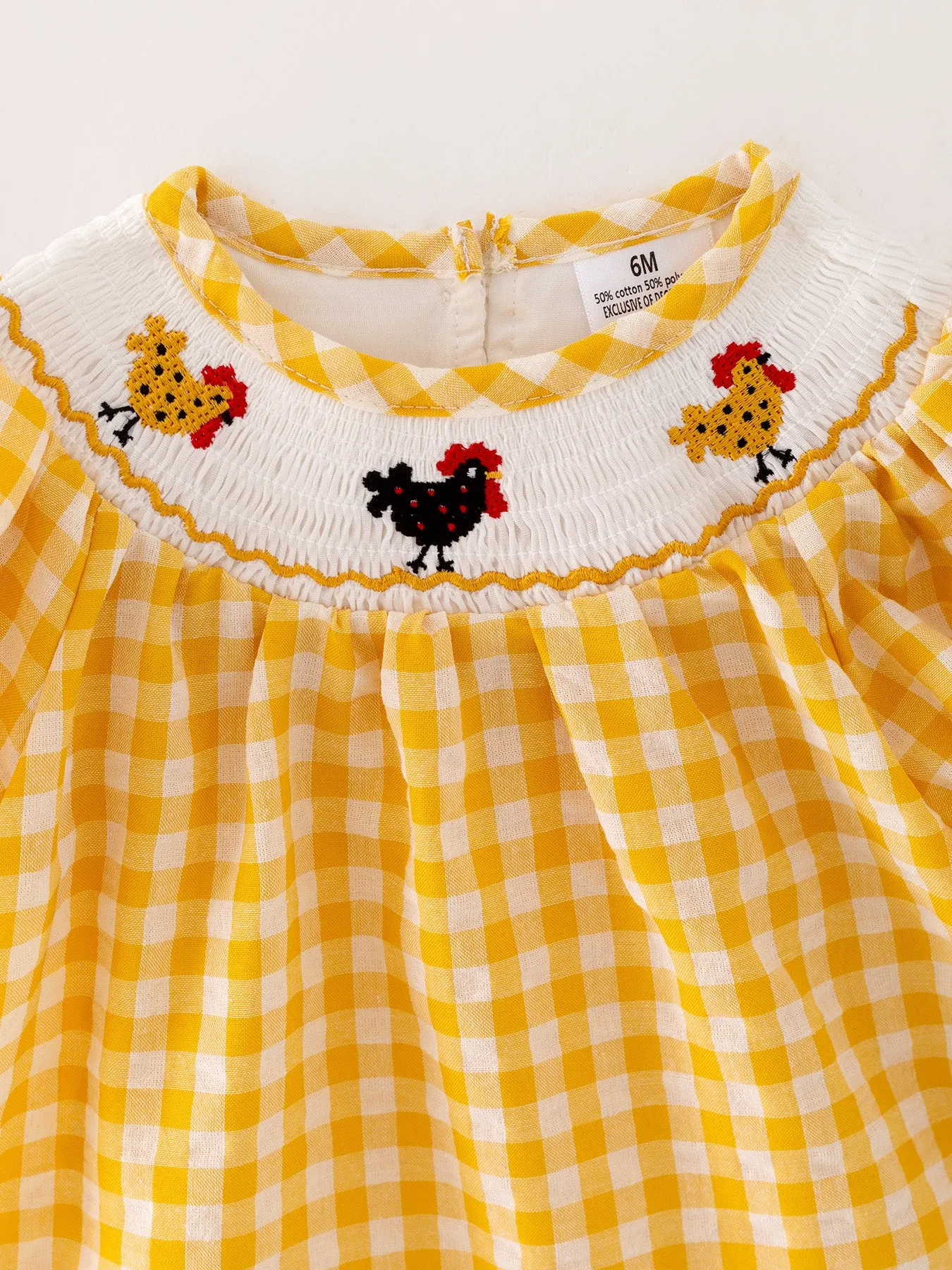 Farm Turkey Smocking Embroidered Girls Outfits