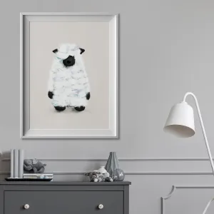 Farmyard Sheep Nursery Print