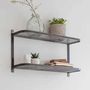 Farringdon Steel Double Wall Shelf