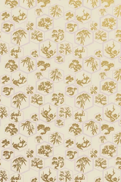 Farrow & Ball Wallpaper Shouchikubai BP 4502 Cream