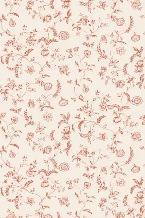 Farrow & Ball Wallpaper Uppark BP533 Red/Off White