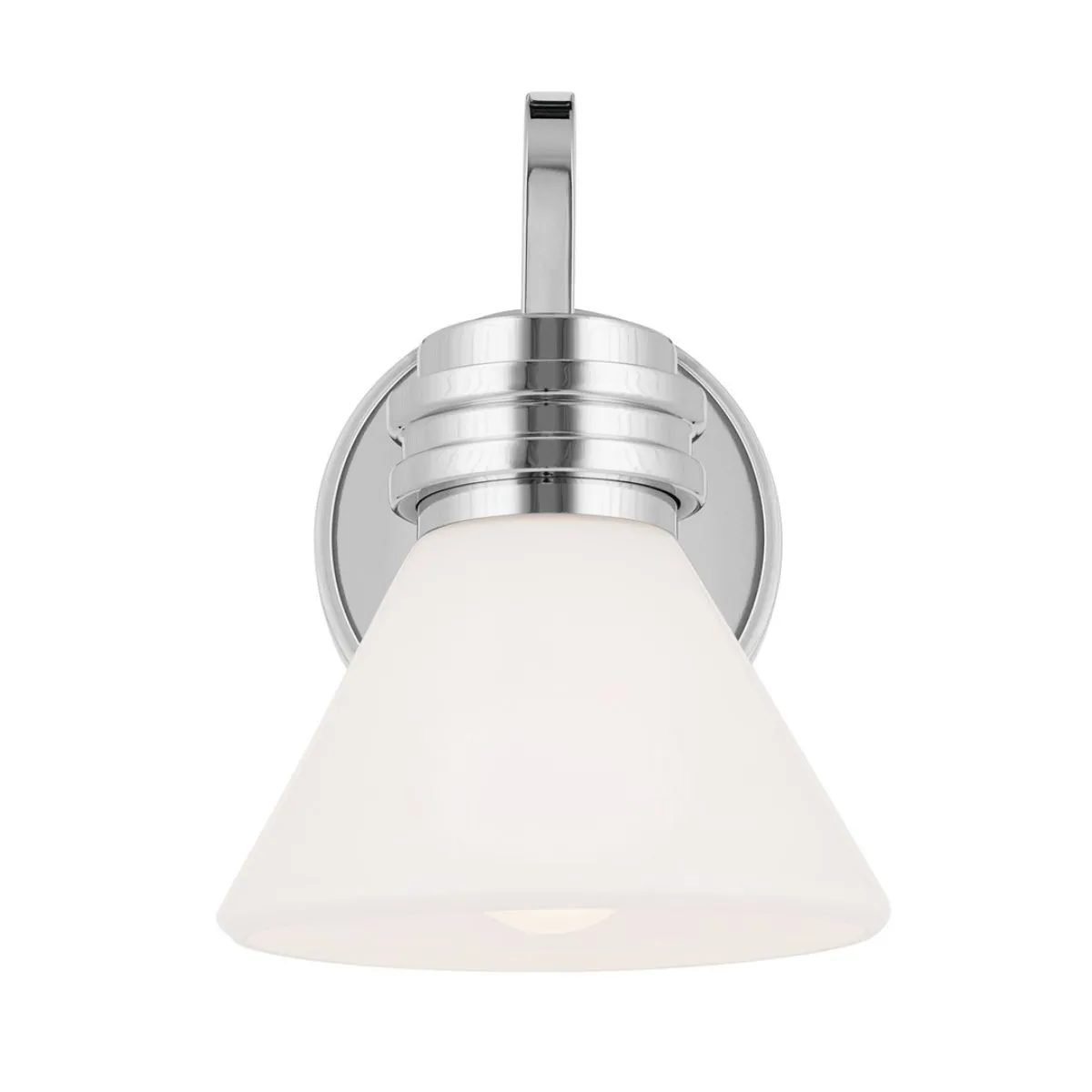 Farum 10 in. Armed Sconce Chrome Finish