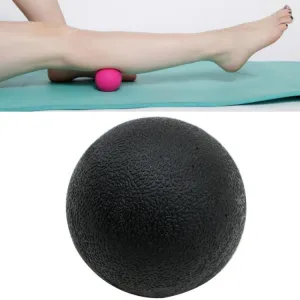 Fascia Ball Deep Muscle Relaxation Plantar Acupoint Massage Fitness Mini Yoga Ball Massage Ball, Specification:Single Ball(Black)