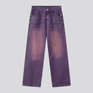 Fashion baggy mid-rise y2k men's jeans